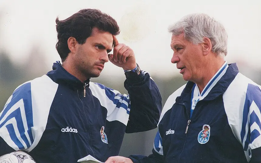 José Mourinho és Sir Bobby Robson